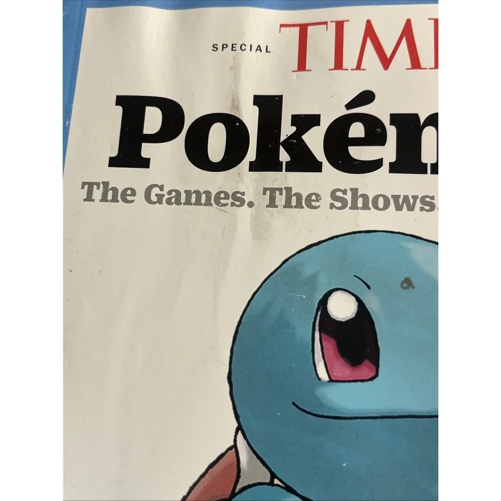 Pokemon Squirtle Time Magazine 2024 Special Edition- 25 Years Pokemon In America